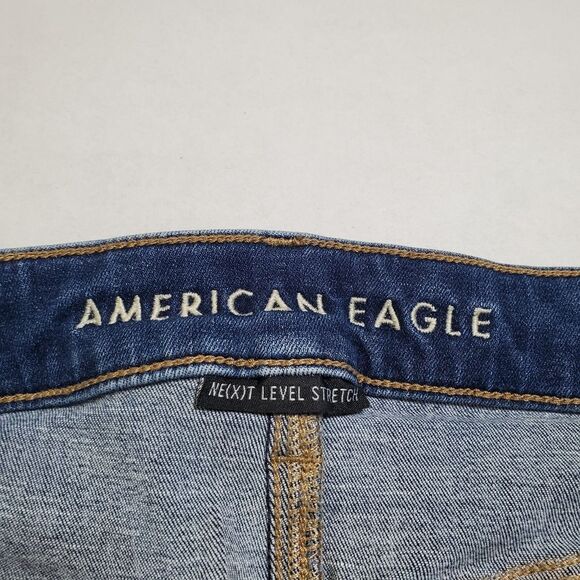 American Eagle Next Level Stretch Curvy Hi Rise Jegging Jeans Size 12 Womens - Picture 8 of 13
